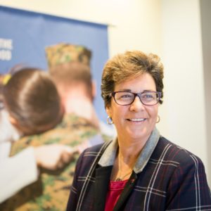 Theresa Regnante, president and CEO of United Way of Long Island, poses for a portrait in Deer Park Monday, Jan. 22, 2018.